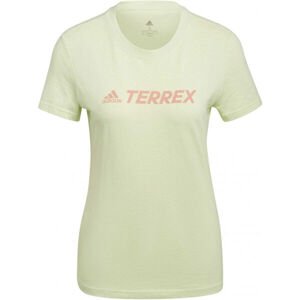 adidas TERREX TEE Női outdoor póló, világoszöld, méret