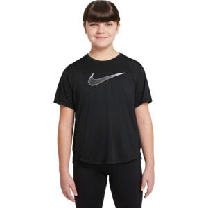 Nike DF ONE SS TOP GX G Lány póló, fekete, méret
