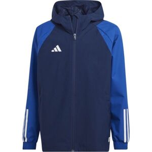 adidas TIRO23 C JACKET Fiú futball kabát, sötétkék, méret