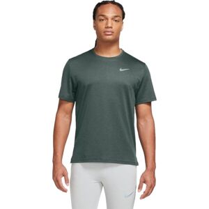 Nike NK DF UV MILER SS Férfi póló edzéshez, sötétzöld, méret