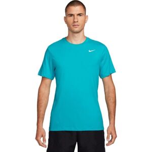 Nike DRI-FIT Férfi sportpóló, türkiz, méret