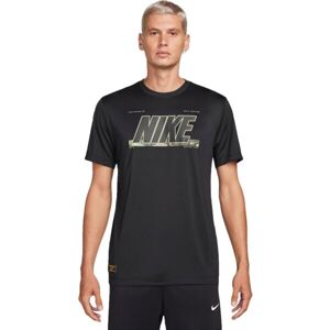 Nike DRI-FIT Férfi póló, fekete, méret