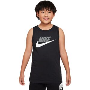 Nike SPORTSWEAR Fiú ujjatlan felső, fekete, méret