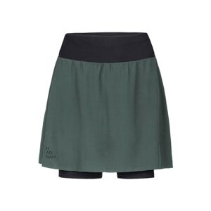 Hannah LIS SKIRT Női sportos szoknya, sötétzöld, méret