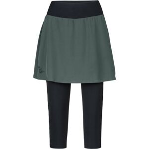 Hannah LISA SKIRT Női szoknya 3/4-es leggingsszel, sötétzöld, méret