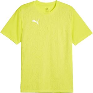 Puma TEAMFINAL TRAINING JERSEY Férfi póló sportoláshoz, sárga, méret