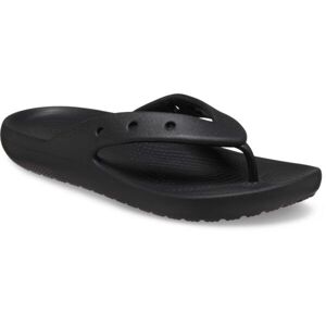 Crocs CLASSIC FLIP V2 Uniszex strandpapucs, fekete, méret 43/44