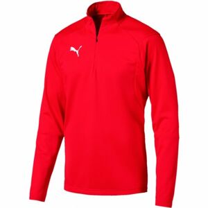 Puma LIGA TRAINING 1 4 ZIP TOP Férfi pulóver, piros, méret