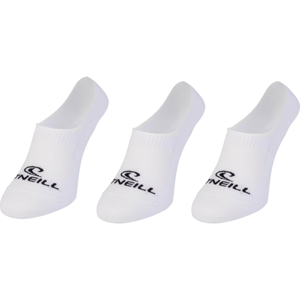O'Neill FOOTIE ONEILL WHITE 3P Uniszex zokni, fehér, méret