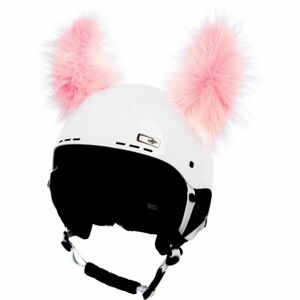Crazy Ears YETI Sisakra ragasztható fülek, rózsaszín, méret
