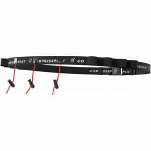 Compressport RACE BELT Futóöv, fekete, méret