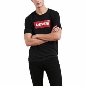 Levi's® GRAPHIC SET-IN NECK Férfi póló, fekete, méret