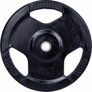 Fitforce PLR-15KG30MM Gumírozott súlyzótárcsa, fekete, méret