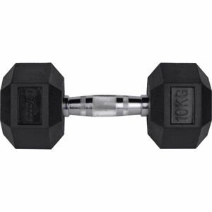 Fitforce FDBB 10KG Hatszögű kézi súlyzó, ezüst, méret