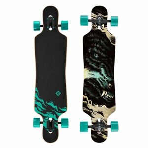 Street Surfing FREERIDE 39 CURVE WOLF Longboard, fekete, méret