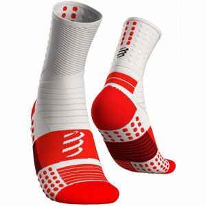 Compressport PRO MARATHON SOCKS Futózokni, fehér, méret