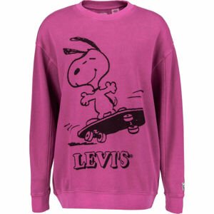 Levi's® UNBASIC CREW SWEATSHIRT Női pulóver, rózsaszín, méret