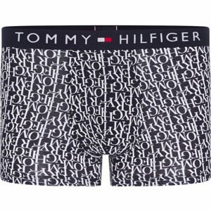 Tommy Hilfiger TRUNK PRINT Férfi boxeralsó, sötétkék, méret