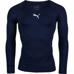 Puma LIGA BASELAYER TEE LS Férfi funkcionális póló, sötétkék, méret