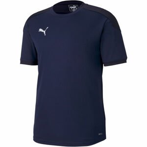 Puma TEAM FINAL 21 TRAINING JERSEY Férfi póló, sötétkék, méret