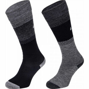 Eisbär SKI COMFORT 2 PACK Női bélelt zokni, sötétszürke, méret