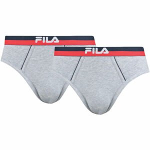 Fila MAN BRIEF 2-PACK Férfi fecske alsó, szürke, méret