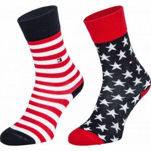 Tommy Hilfiger KIDS SOCK 2P STARS AND STRIPES Gyerek zokni, sötétkék, méret