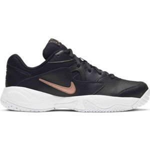 Nike COURT LITE 2 W Női teniszcipő, fekete, méret 37.5