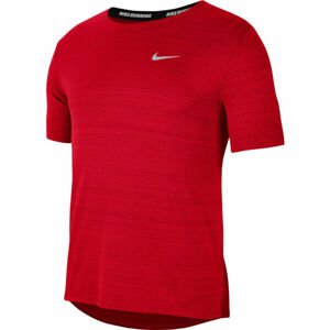 Nike DRI-FIT MILER Férfi futópóló, piros, méret