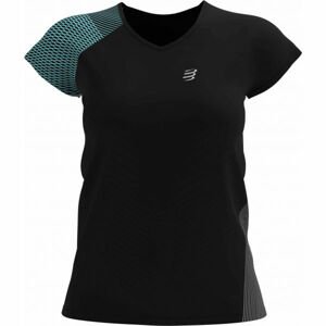 Compressport PERFORMANCE SS TSHIRT W Női póló futáshoz, fekete, méret