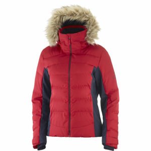 Salomon STORMCOZY JACKET W Női síkabát, piros, méret