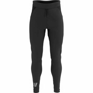 Compressport HYBRID SEAMLESS HURRICANE PANTS Férfi szélálló nadrág futáshoz, fekete, méret