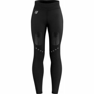 Compressport WINTER TRAIL UNDER CONTROL FULL TIGHTS W Női kompressziós leggings, fekete, méret