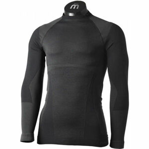 Mico L/SLVS R/NECK SHIRT WARM CONTROL Férfi thermo felső, fekete, méret