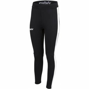 Swix FOCUS WARM TIGHTS Női elasztikus meleg nadrág, fekete, méret