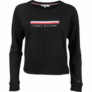 Tommy Hilfiger TRACK TOP Női pulóver, fekete, méret