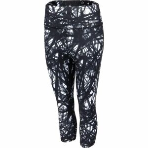 Fitforce LOGANE Női 3/4-es fitnesz legging, fekete, méret