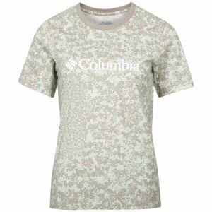 Columbia NORTH CASCADES™ PRINTED TEE Női póló, világoszöld, méret