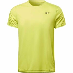 Reebok WOR SS TECH TEE Férfi edzőpóló, fényvisszaverő neon, méret