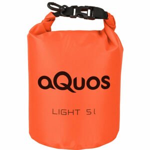 AQUOS LT DRY BAG 5L Vízhatlan zsák feltekerhető zárással, narancssárga, méret