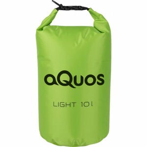 AQUOS LT DRY BAG 10L Vízhatlan zsák feltekerhető zárással, világoszöld, méret