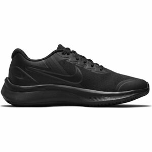 Nike STAR RUNNER 3 GS Gyerek sportcipő, fekete, méret 36.5
