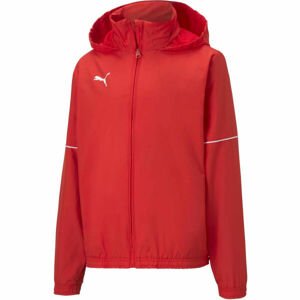 Puma TEAM GOAL RAIN JACKET JR Gyerek sportos kabát, piros, méret