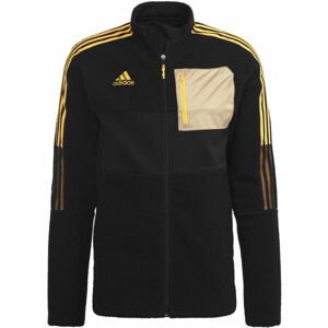 adidas TIRO JACKET WINTERIZED SHERPA Férfi kabát focira, fekete, méret