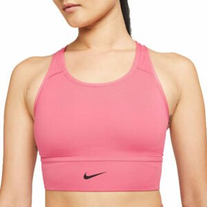 Nike SWOOSH LONG LINE BRA W Női sportmelltartó, rózsaszín, méret