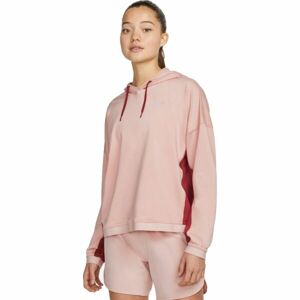 Nike TF PACER HOODIE W Női pulóver futáshoz, lazac, méret