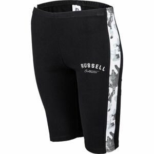 Russell Athletic BIKE PRINT SHORT Női rövidnadrág, fekete, méret