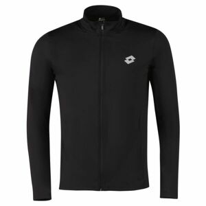 Lotto RUN FIT SWEAT FZ Férfi pulóver futáshoz, fekete, méret