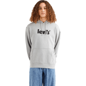 Levi's® T2 RELAXED GRAPHIC PO MV LOGO Férfi pulóver, szürke, méret