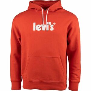 Levi's® T2 RELAXED GRAPHIC PO MV LOGO Férfi pulóver, piros, méret